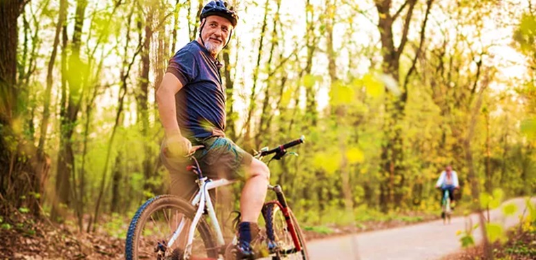andar de bicicleta